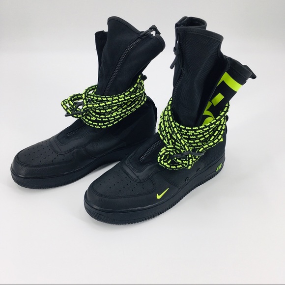 sf air force 1 high black volt
